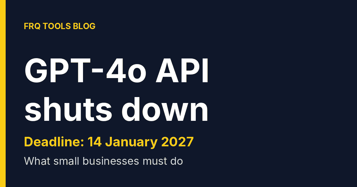 A wall calendar with a date marked, standing for the 14 January 2027 GPT-4o API shutdown deadline