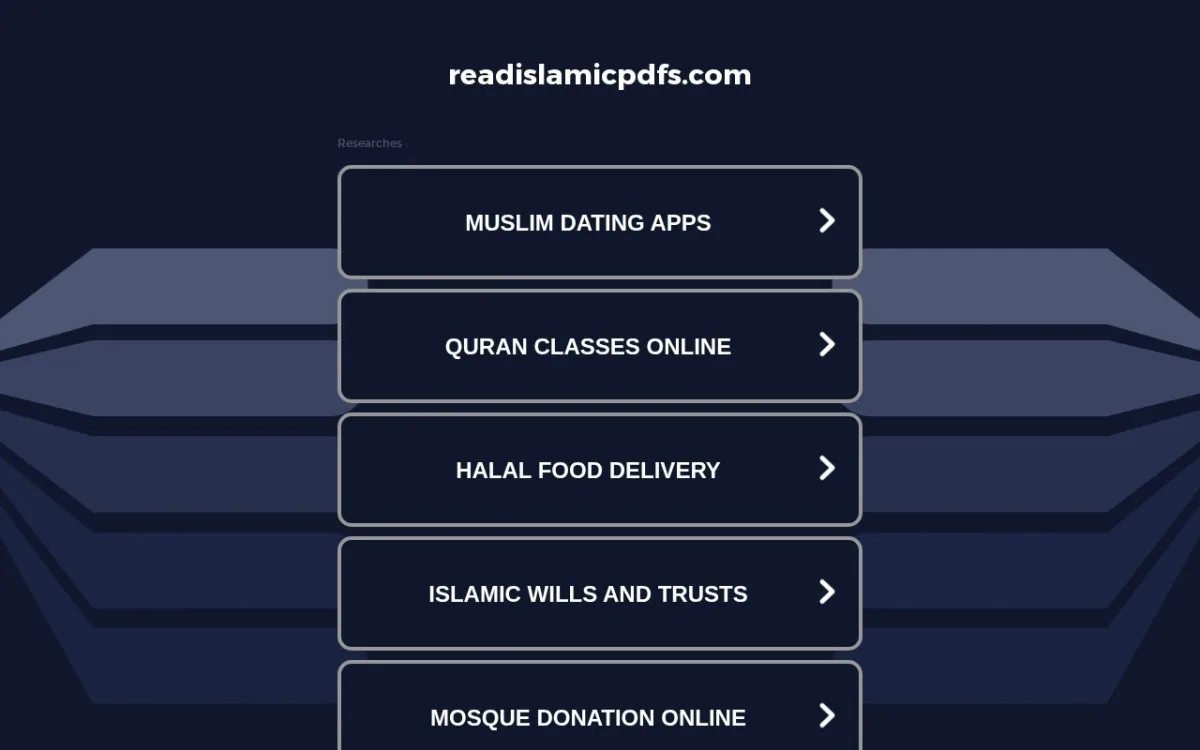 Read Islamic PDFs website