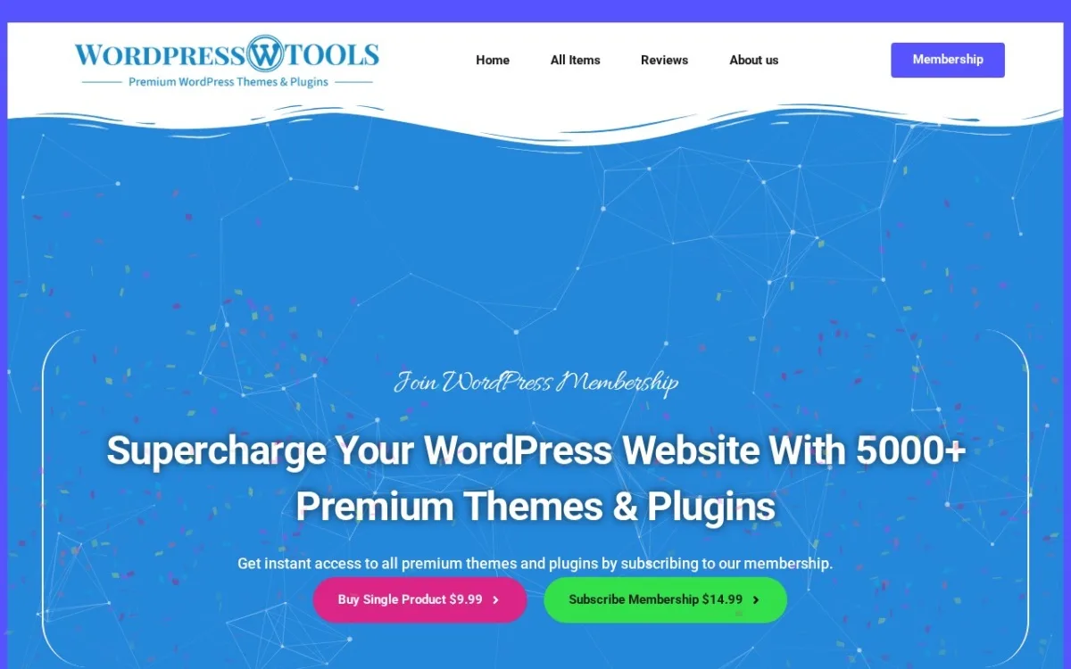 WordPress Themes & Plugins website