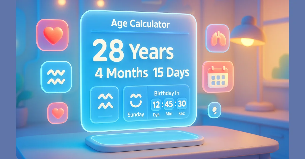 Age Calculator TOOL